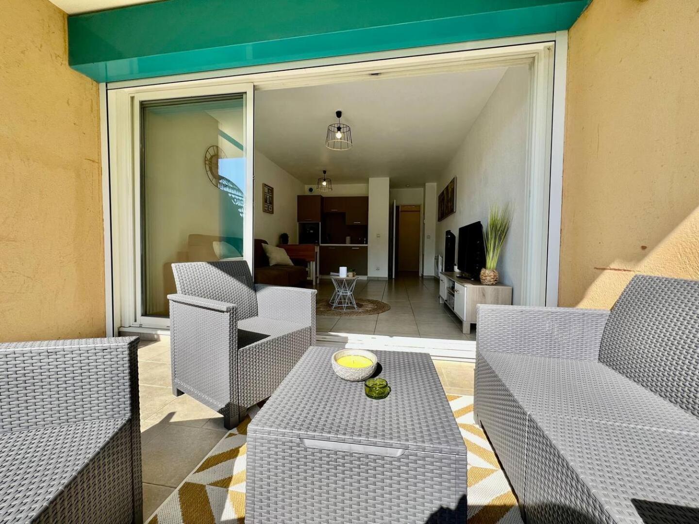 Quiet Studio Swimming Pool Roquebrune Exterior foto