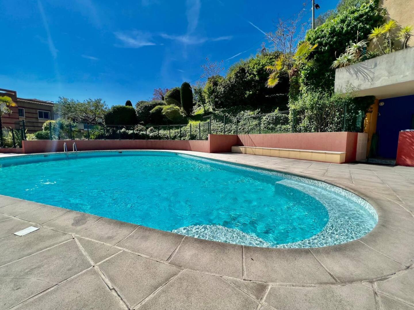 Quiet Studio Swimming Pool Roquebrune Exterior foto